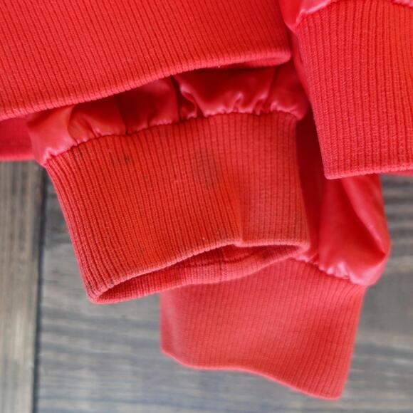 Vintage Izod Lacoste Jacket Mens XL Red Nylon Retro 80s Full Zip Windbreaker - Picture 7 of 13